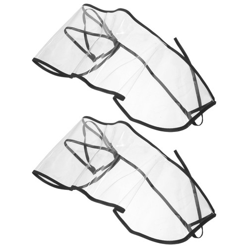 2pcs clear face shield - 2pcs, for