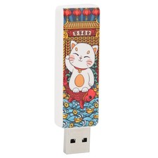 Cat Pattern 128GB USB Flash Drive Cute Cat Pattern Hot Swap Plug And Play US NEW
