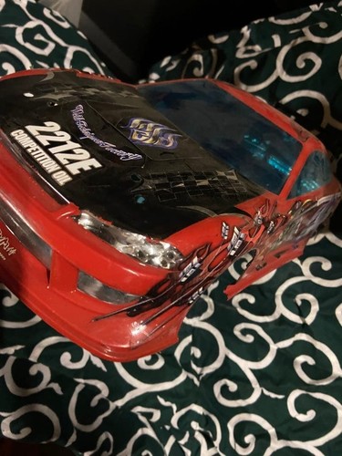 Yokomo 221e body red flame - yokomo,