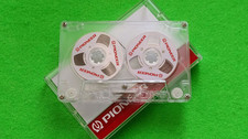 Audio Cassette White-Red Reel to Reel Tape – Pioneer Style – New Type I