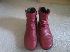 Hotter - Whisper - Burgundy ankle boot size 5