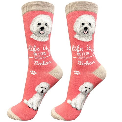 Bichon frise socks - frise,
