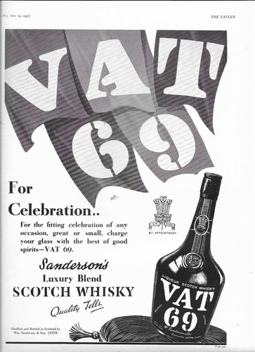 Advertisement for vat - vat, 69