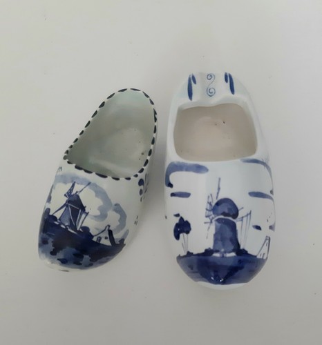 Two vintage delft blue - vintage,