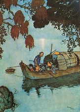 Edmund Dulac Mounted Vintage