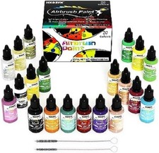 Airbrush Paint Set - 20 Colors