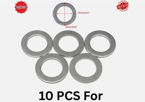 10x 14mm oil drain plug - oil, crush