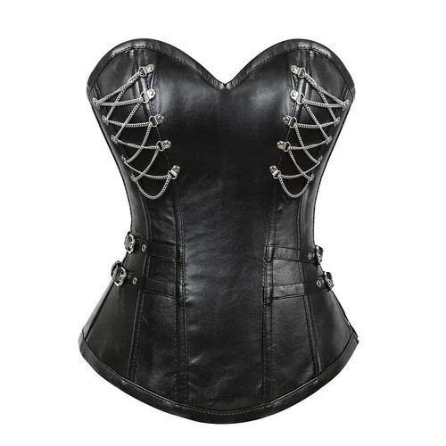 New black strapless leather - black,