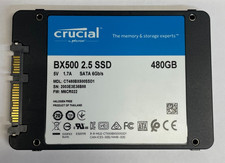 Crucial 2.5" BX500 480GB SATA