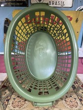 Vintage Round Green Plastic