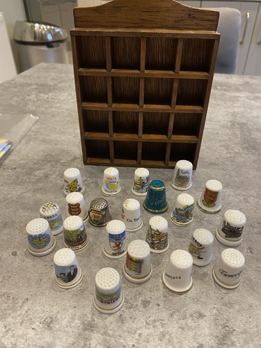 China thimbles and - thimbles, display