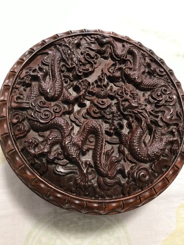 Carved oriental chinese dragon - carved,