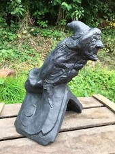 Witch Roof finial 90° angled decorative stone ridge tile