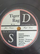 DIZZY GILLESPIE'S BAND TIGER RAG 78RPM SD 49