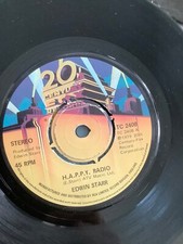 Edwin Starr. H.A.P.P.Y. RADIO. 7” single  1979. 20th century records