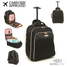 Bordlite Approved Cabin Holdall Rucksack on Wheels, Trolley Travel Cabin Bag