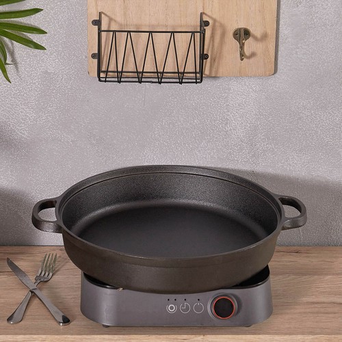 Cast iron cookware frying pan - cast,