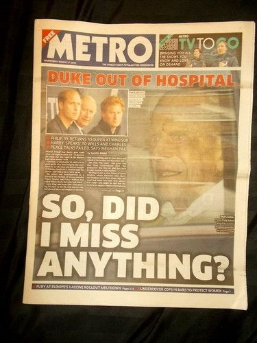 The metro newspaper - the,