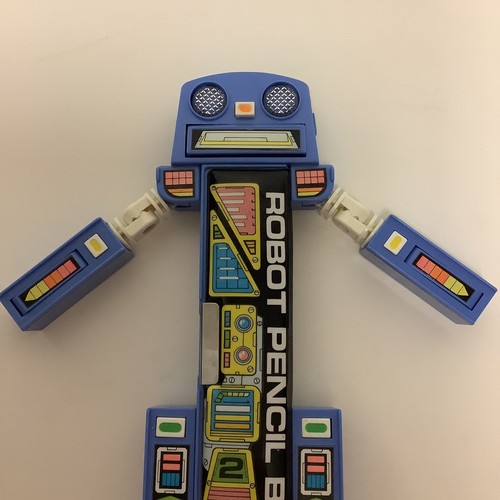 Vintage flomo blue robot - 80's,