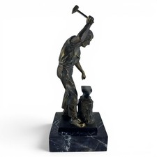 Blacksmith At Anvil Bronze