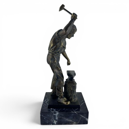 Blacksmith anvil bronze - blacksmith,