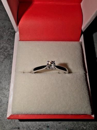 Engagement ring 9ct white - engagement,