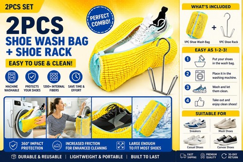 Shoe washing bag laundry - bag, wash