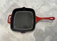 Red Cast Iron Griddle Pan 30cm
