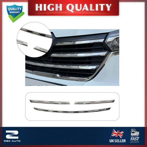Chrome front grill - front,