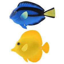  2 Pcs Toy Fish Artificial