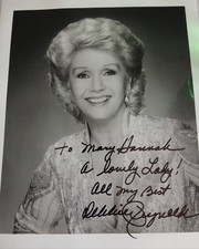 Debbie Reynolds 10 X 8 Inch Autographed Photo Harry Langdon Photography