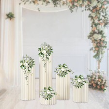Set Of 5 Wedding Column Flower