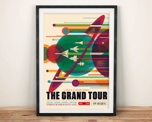 Nasa poster grand tour - poster:, retro