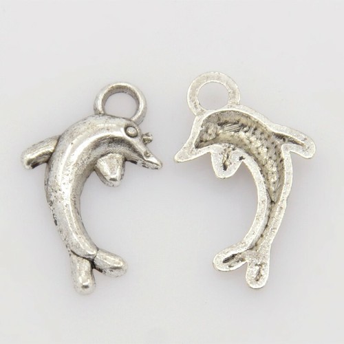 Tibetan silver dolphin - x,