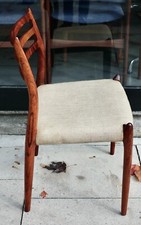 Vintage 1970s Niels Otto Moller Model 78 Chair Dining Moller in Rosewood