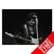 JIMI HENDRIX  BB1 POSTER A4 / A3 SIZE - BUY 2 GET ANY 2 FREE