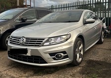VW PASSAT CC R-LINE 2016 FRONT BUMPER COMPLETE SILVER LA7W 12-18