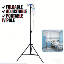 Foldable IV Pole Drip Stand