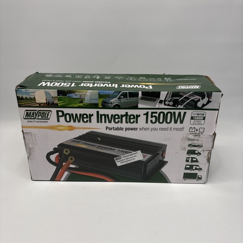 Maypole 1500w 12v 230v power - maypole, 12v/230v