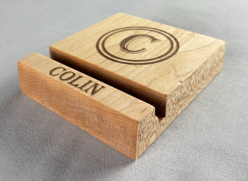 Personalised wooden phone - personalised,