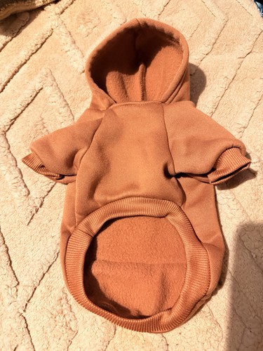 Comfy brown dog hoodie - hoodie, jumper