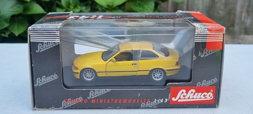 Schuco bmw 325i coupe yellow - bmw,