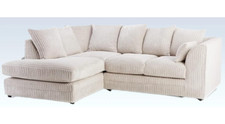 corner sofa jumbo cord & 3+2