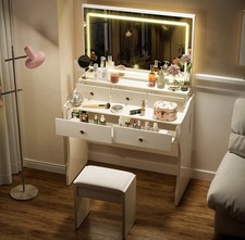 Dressing Table with LED Light