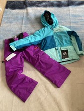 Brand New Girls Dare2b Ski Suit, Ski Jacket And Ski Trousers Age 5-6