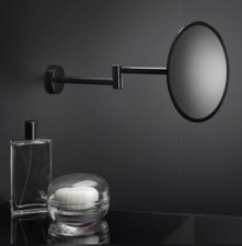 Cosmic BWC Wall Magnifying Bathroom Mirror Glossy Black 2510685 20x20x24 shaving
