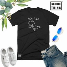 Tea Rex T Shirt Cute Dinosaur