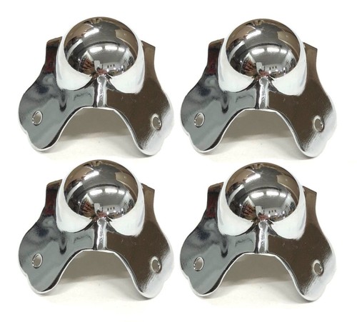 Pack chrome polished steel - (4),