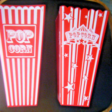 Popcorn Boxes Tub Containers Movie Party Treat Snack Popcorn Plastic Containers