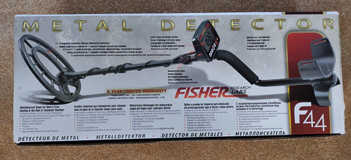 Fisher f44 metal detector - metal, –